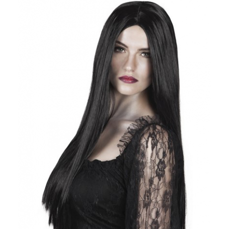 PARRUCCA "MORTICIA" NERA