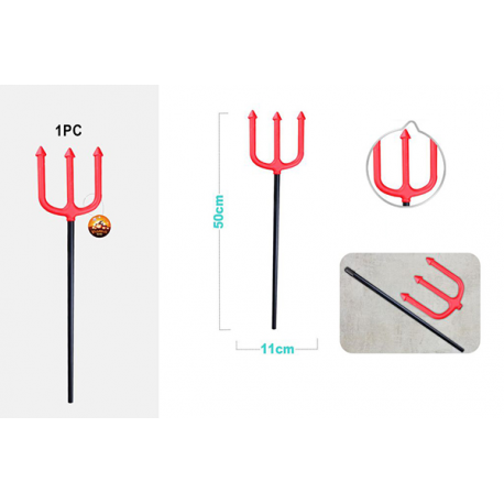 FORCONE DIAVOLO IN PLASTICA PICCOLO 50cm