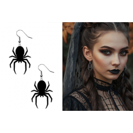 ORECCHINI HALLOWEEN, RAGNI