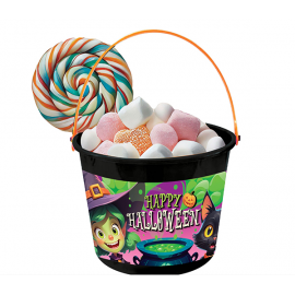 SECCHIELLO STREGHE HAPPY HALLOWEEN 18X16 CM