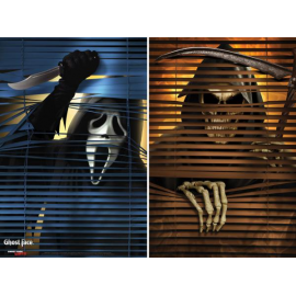 COPERTURA PER FINESTRE \\"SCREAM\\" GHOST FACE® adattabile