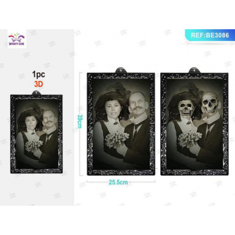 CORNICE TRASFORMABILE SPOSI HALLOWEEN 39x25cm