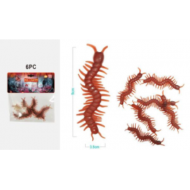 DECORAZIONI ANIMALI MILLEPIEDI - 6 pz.