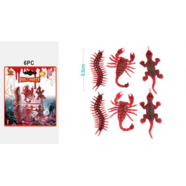 DECORAZIONI ANIMALI SPOOKY - 6 pz.