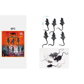 DECORAZIONI TOPI HALLOWEEN - 6 pz.