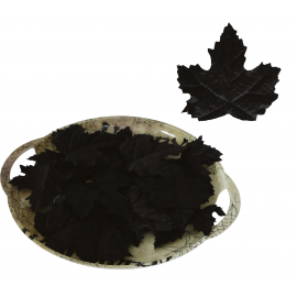 FOGLIE DI ZUCCA NERE 24 PEZZI 9-10 CM