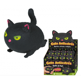 GATTO IN GOMMA, SCHIACCIABILE, 7 CM