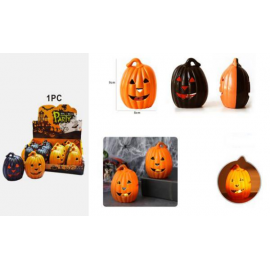 LANTERNA ZUCCA BICOLOR HALLOWEEN 9cm