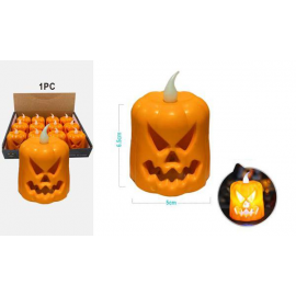 LANTERNA ZUCCA MALEFICA HALLOWEEN 6,5cm