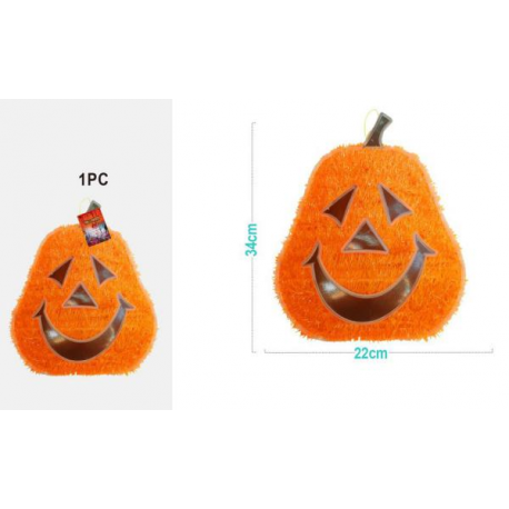 PENDENTE CIONDOLO ZUCCA DI HALLOWEEN 34cm