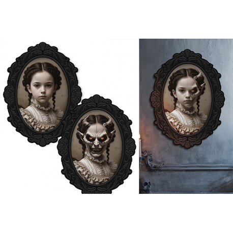 QUADRO DIABLESA TERROR 35X48 CM, PVC