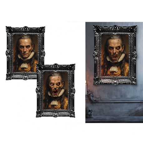QUADRO VAMPIRI TERRORE 60X40 CM, PVC