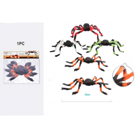RAGNO FINTO COLORATO HALLOWEEN 50cm
