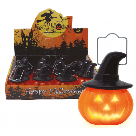ZUCCA HALLOWEEN CON LUCE 8x7 cm
