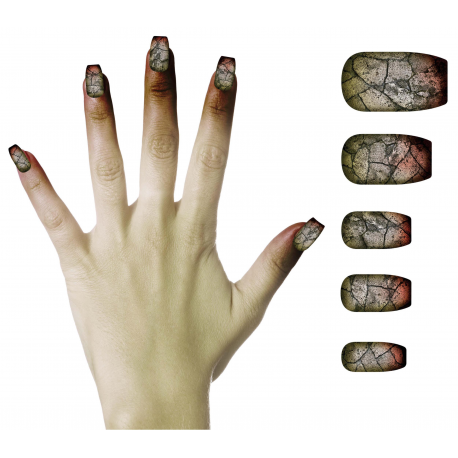 12 UNGHIE "ZOMBIE" CON COLLA