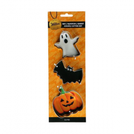 CUTTER WILTON SET 3 PZ. HALLOWEEN - PIPISTRELLO, ZUCCA, FANTASMA