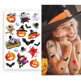 FOGLIO PER TATUAGGI DI HALLOWEEN PER BAMBINI
