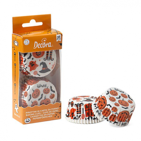 PIROTTINI PER CUPCAKES - HALLOWEEN 50x32mm PZ.36