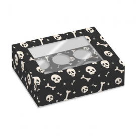 SCATOLA 6 CUPCKAKES HALLOWEEN TESCHI - 2 pz.