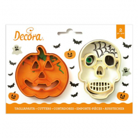 SET 2 TAGLIAPASTA HALLOWEEN IN PLASTICA - ZUCCA & TESCHIO