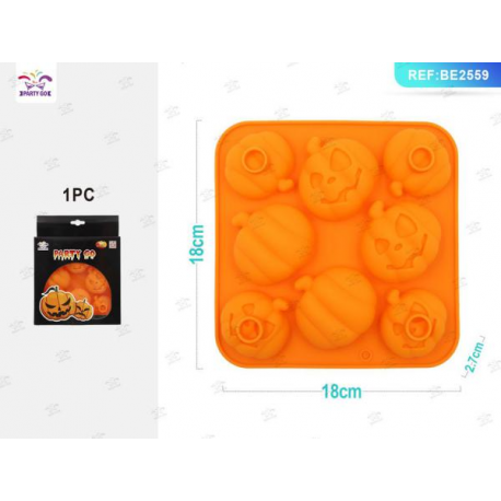 STAMPO IN SILICONE ZUCCHE ASSORTITE HALLOWEEN