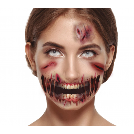 TATUAGGI VISO ABRASIONI 30X14 CM