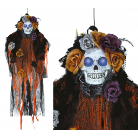 CIONDOLO CATRINA CON LUCE E SUONO, 120 CM.