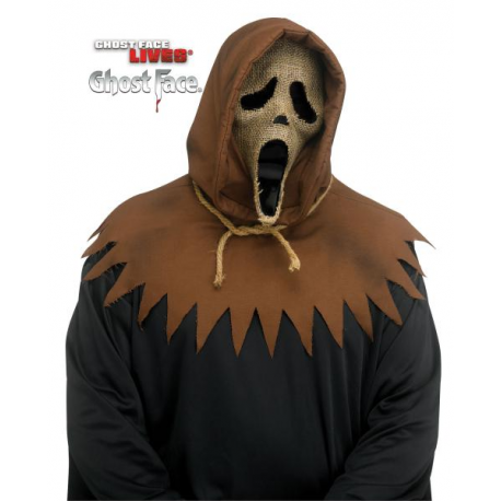 MASCHERA \\"SCREAM\\" EFFETTO SPAVENTAPASSERI GHOST FACE® - ORIGINALE!!!