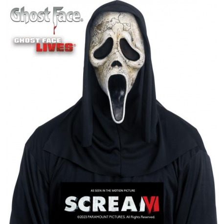 MASCHERA \\"SCREAM\\" EFFETTO TESCHIO GHOST FACE® - ORIGINALE!!! Film Scream 6