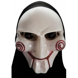 MASCHERA BIMBO "L'ENIGMISTA" IN PLASTICA CON CAPPUCCIO