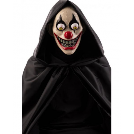 MASCHERA CLOWN HORROR CON OCCHI SPORGENTI IN PLASTICA