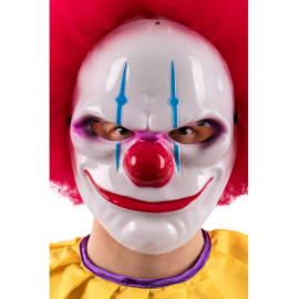MASCHERA CLOWN HORROR IN PLASTICA RIGIDA