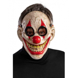 MASCHERA CLOWN HORROR SORRIDENTE IN PLASTICA