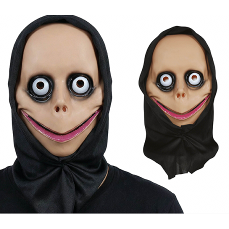 MASCHERA CON CAPPUCCIO SPAVENTO PVC