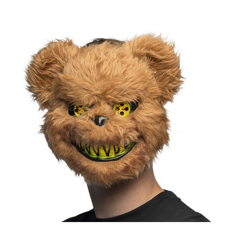 MASCHERA HORROR PLUSH ORSETTO \\"BLOODY BEAR\\"