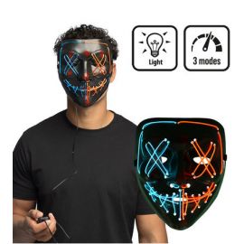 MASCHERA LED "NOTTE DEL GIUDIZIO" - KILLER SMILE DUO