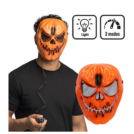 MASCHERA LED "NOTTE DEL GIUDIZIO" - ZUCCA