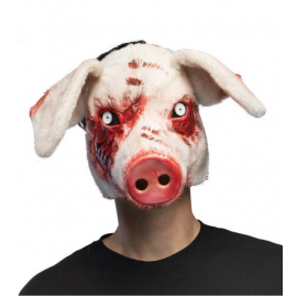MASCHERA MAIALE INSANGUINATO "effetto realistico" - HALF BLOODY PIG