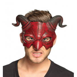 MASCHERA MEZZO VISO DEMONE