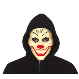 MASCHERA PAGLIACCIO "HA!" IN PVC