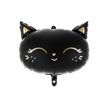 PALLONCINO MYLAR GATTINO NERO - 48x36cm