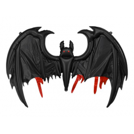 PALLONCINO MYLAR PIPISTRELLO BLACK - 120x81cm