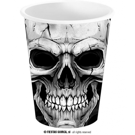 BICCHIERI HALLOWEEN \\"TESCHIO\\" 240ml - PZ. 6