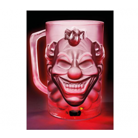 BOCCALE CON LUCE CLOWN 10x14cm