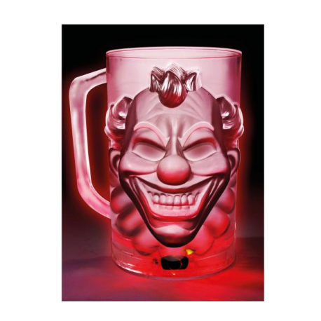 BOCCALE CON LUCE CLOWN 10x14cm
