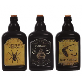 BOTTIGLIE VELENO ASSORTITE 19cm