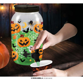DISTRIBUTORE DI BEVANDE ZUCCHE DI HALLOWEEN 22X18X27 cm