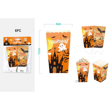 PARTY BOX HALLOWEEN \\"CASA STREGATA\\" 11cm - 6 Pz.