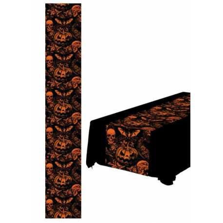RUNNER HALLOWEEN "ZUCCA GOTICA" 275x28cm