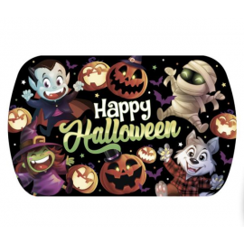 VASSOIO PLASTICA "HAPPY HALLOWEEN" 39x24cm